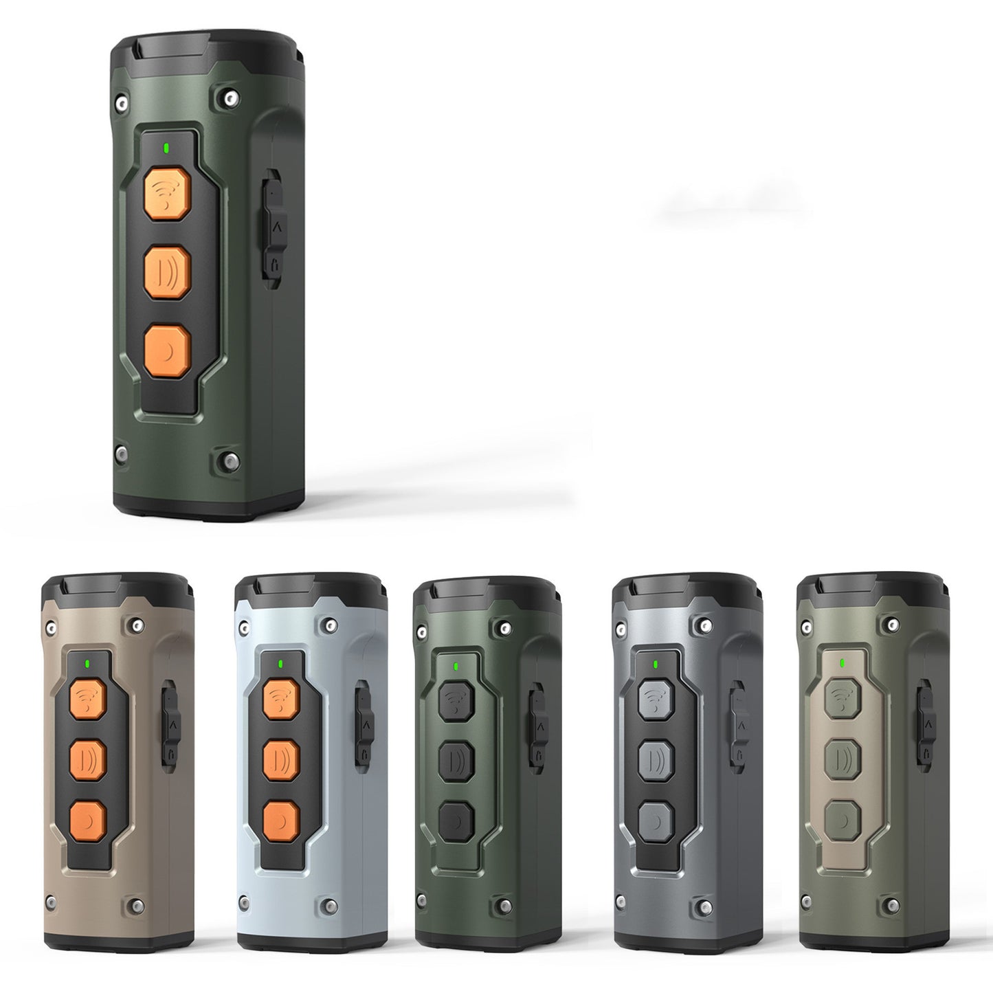Ultrasonic Dog Bark Control Device – 3-Head Deterrent with LED Flashlight