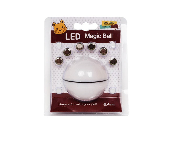 LED Interactive Cat Toy Ball – Electronic Rolling Laser for Indoor Play