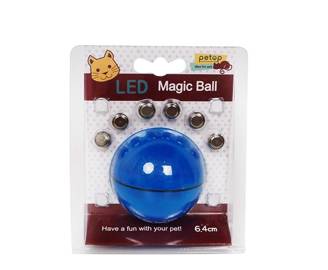 LED Interactive Cat Toy Ball – Electronic Rolling Laser for Indoor Play