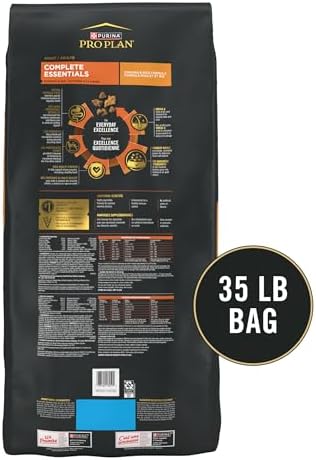 Purina Pro Plan Complete Essentials Shredded Blend Chicken and Rice Dog Food Dry Formula with Probiotics for Dogs - 35 lb. Bag