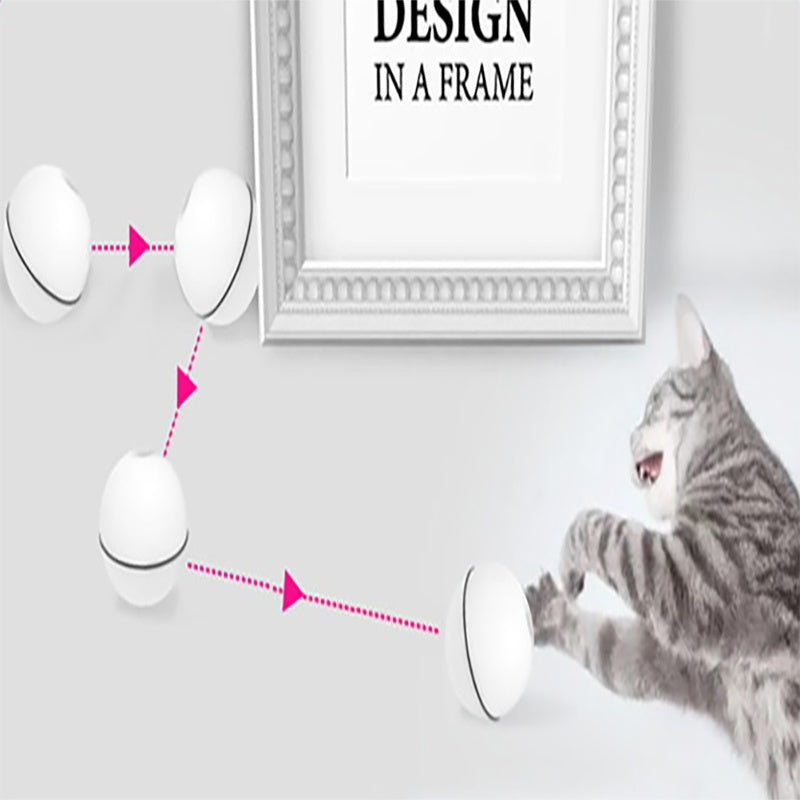 LED Interactive Cat Toy Ball – Electronic Rolling Laser for Indoor Play