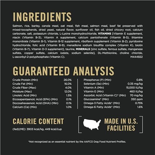 Purina Pro Plan Sensitive Skin and Stomach Dog Food Dry, Adult Salmon & Rice Formula, Digestive Health - 30 lb. Bag