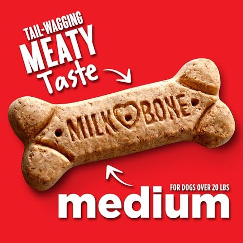 Milk-Bone Dog Treats for Medium Dogs – Original Crunchy Biscuits, 10 lb Bulk Box