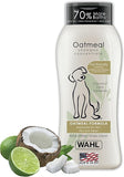 Wahl USA Dog Shampoo for Dry, Itchy Skin – Oatmeal, Coconut & Lime Scent, Gentle and Pet-Safe Formula, 24 oz
