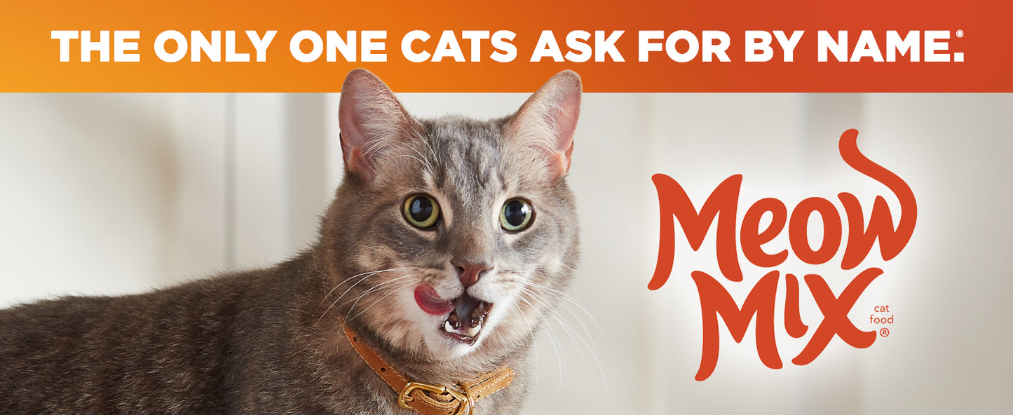 Meow Mix Dry Cat Food for Adult Cats, Chicken & Seafood Flavor, 6.3 lb Bag