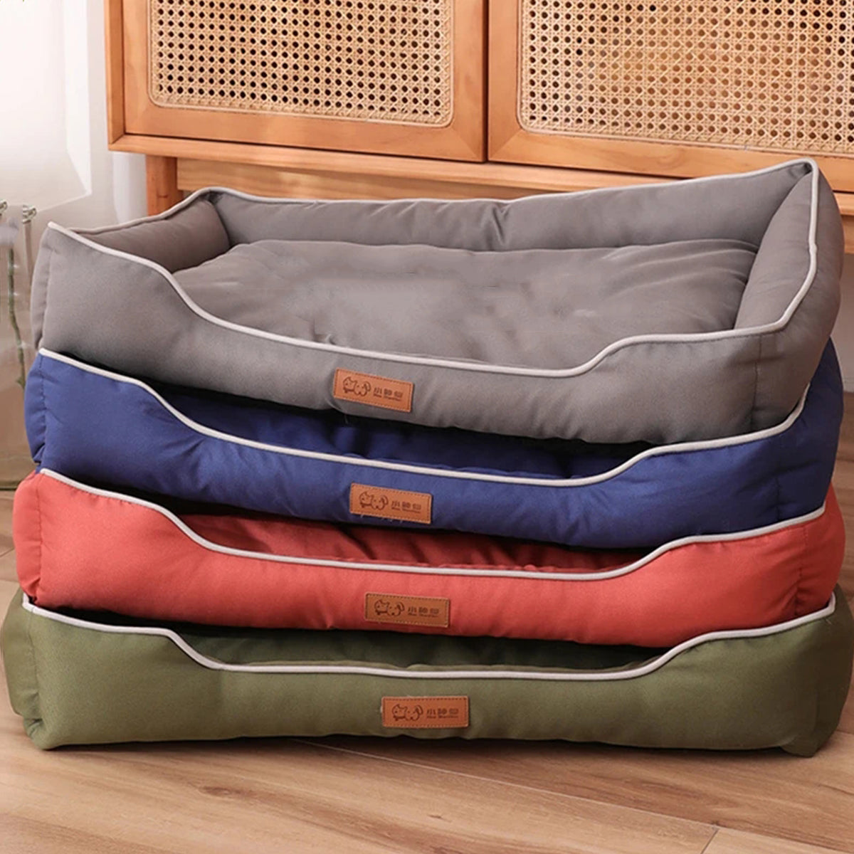 Four-Season Large Dog Bed – Waterproof, Bite-Resistant Pet Sofa Bed for Dogs & Cats, Soft Thick Mattress for Indoor Comfort