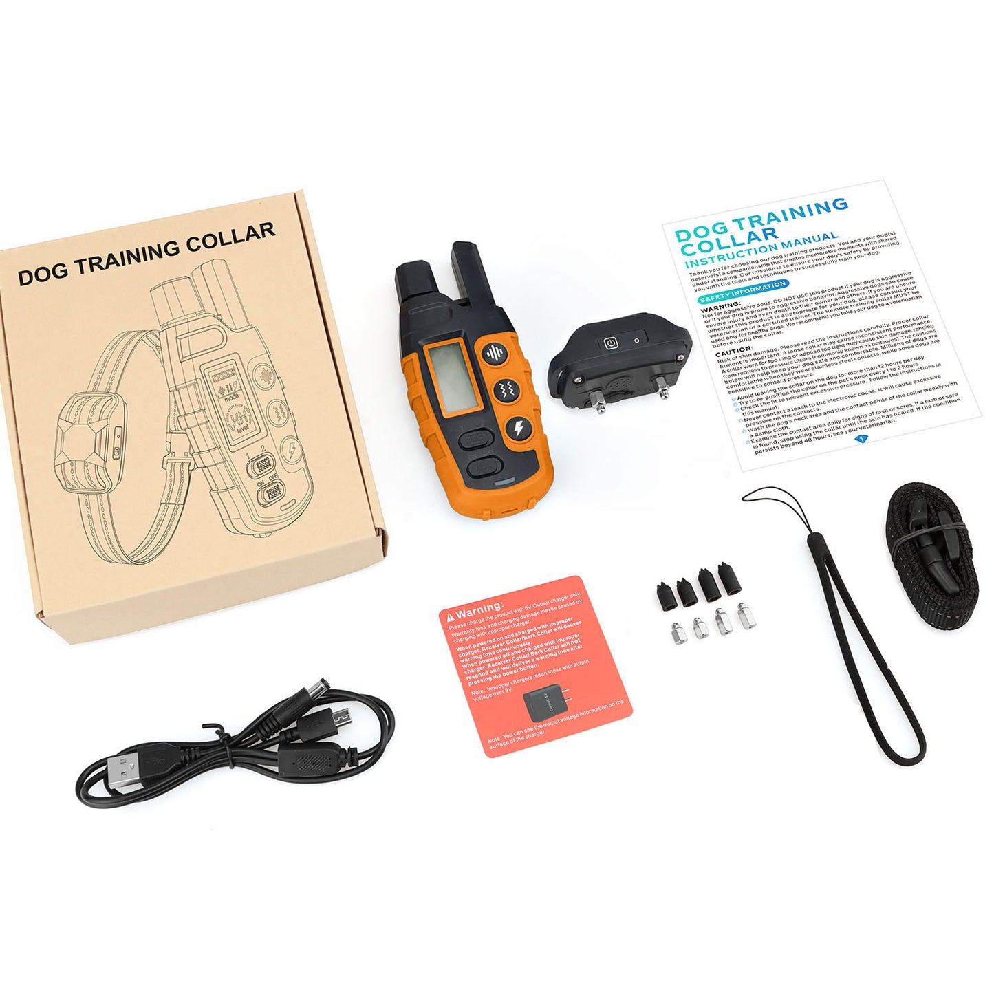 Waterproof Dog Training Collar with Remote – 3300Ft Range, Shock & Vibration for Small, Medium & Large Dogs (5–120 lbs)