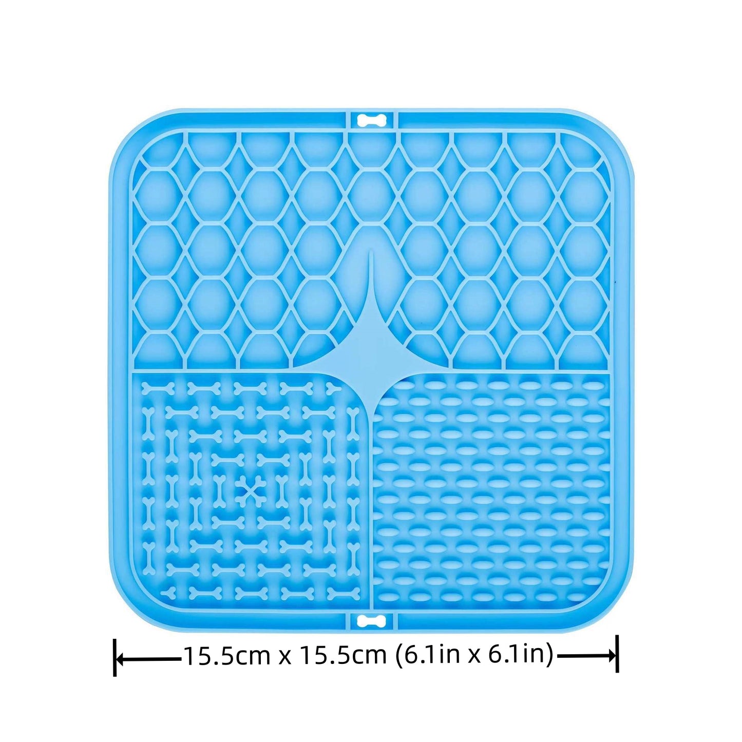 LUKITO Lick Mat for Dogs & Cats, with Suction Cups – Anxiety Relief & Boredom Buster, Slow Feeder Treat Mat for Peanut Butter, Bathing & Grooming Aid