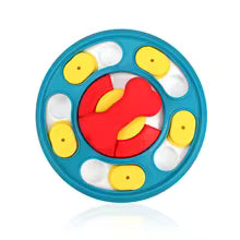 Interactive Dog Puzzle Toy & Slow Feeder for Puppies – Fun Food Dispenser Plate to Reduce Choking and Boost IQ