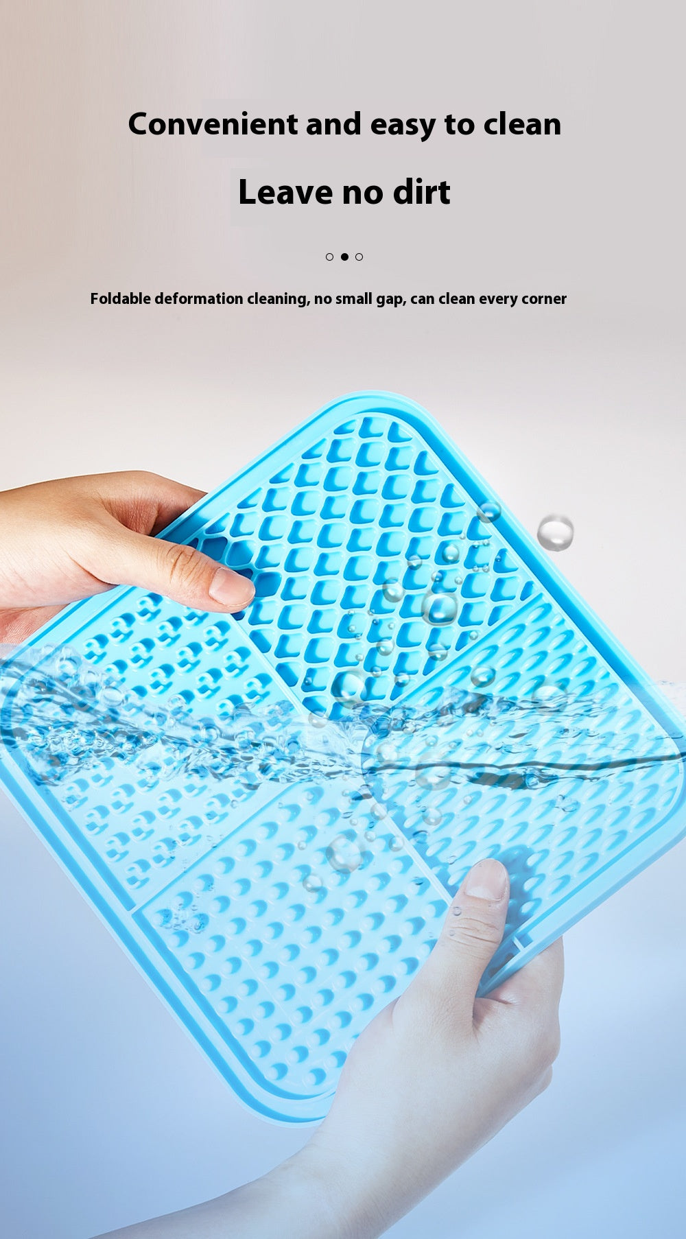 LUKITO Lick Mat for Dogs & Cats, with Suction Cups – Anxiety Relief & Boredom Buster, Slow Feeder Treat Mat for Peanut Butter, Bathing & Grooming Aid
