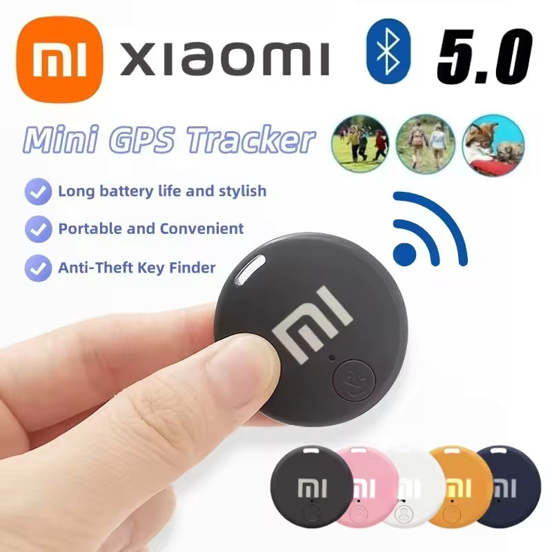 Mini GPS Tracker for Pets, Kids, Wallets – Bluetooth 5.0 Smart Finder for iPhone & Android – Anti-Lost Device for Bags & Keys