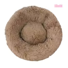Super Soft Donut Pet Bed – Washable Plush Calming Bed for Dogs & Cats