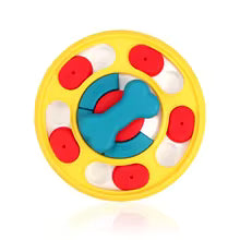 Interactive Dog Puzzle Toy & Slow Feeder for Puppies – Fun Food Dispenser Plate to Reduce Choking and Boost IQ