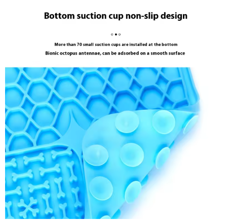LUKITO Lick Mat for Dogs & Cats, with Suction Cups – Anxiety Relief & Boredom Buster, Slow Feeder Treat Mat for Peanut Butter, Bathing & Grooming Aid