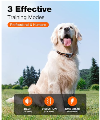 Waterproof Dog Training Collar with Remote – 3300Ft Range, Shock & Vibration for Small, Medium & Large Dogs (5–120 lbs)