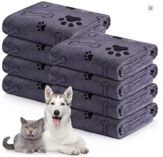 Microfiber Dog Drying Towel – Quick-Dry, Super Absorbent Pet Bath Towel for Dogs & Cats | Soft, Lightweight & Fast Drying