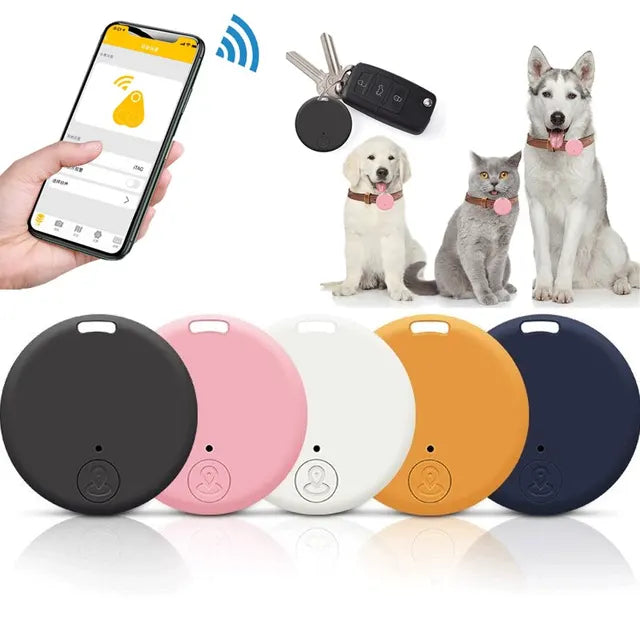 Mini GPS Tracker for Pets, Kids, Wallets – Bluetooth 5.0 Smart Finder for iPhone & Android – Anti-Lost Device for Bags & Keys