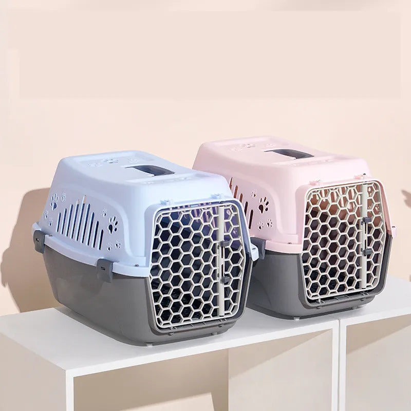 Portable Pet Carrier – Breathable Travel Bag for Cats, Small & Medium Dogs – Large Space, Lightweight & Durable for Outings