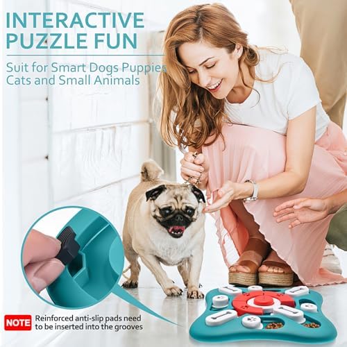 Interactive Dog Puzzle Toys for Mental Stimulation and IQ Training – Fun Gift for Dogs, Puppies, and Cats