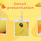 Calming Duck Dog Toy – Soft Yellow Plush Pillow with Quacking Sound for Stress Relief & Indoor Play (2025 New)