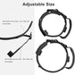 Tactical Dog Collar for Medium and Large Dogs – Adjustable Nylon Military Training Collar with Control Handle, Heavy-Duty Metal Buckle, Patches, and AirTag Holder (Black, Large)