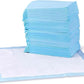 Basics Dog and Puppy Pee Pads, 5-Layer Leak-Proof Super Absorbent, Quick-Dry Surface, Potty Training, Regular (22x22"), 100 Count, Blue & White