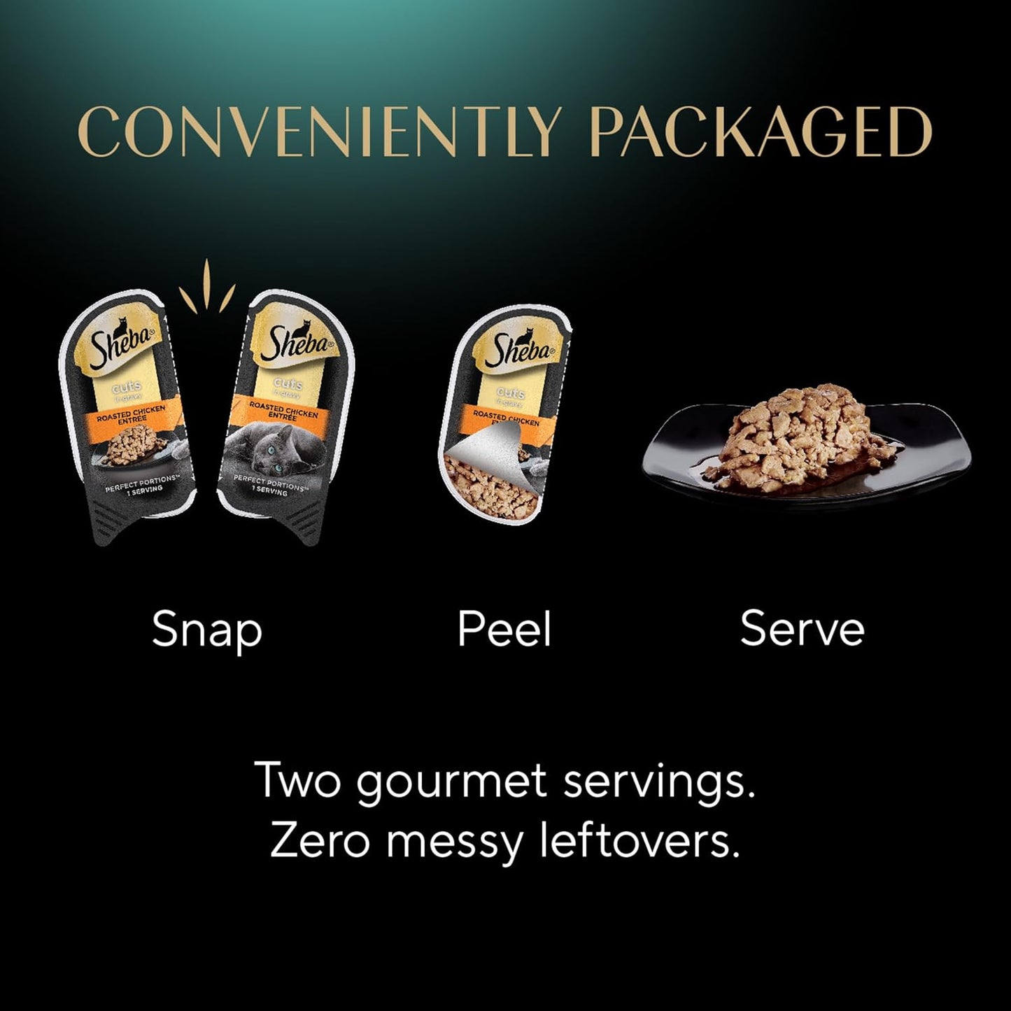 Sheba Perfect Portions Wet Cat Food – Cuts in Gravy Variety Pack