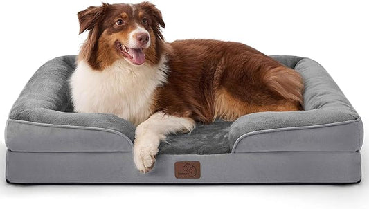 Four-Season Large Dog Bed – Waterproof, Bite-Resistant Pet Sofa Bed for Dogs & Cats, Soft Thick Mattress for Indoor Comfort