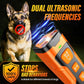 Ultrasonic Dog Bark Control Device – 3-Head Deterrent with LED Flashlight