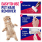 Chom Chom Pet Hair Remover Roller – Reusable Lint Roller for Dog & Cat Hair on Couch, Carpet, Furniture, Clothes & Bed – Easy Fur Cleaner Tool (White)