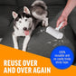 Chom Chom Pet Hair Remover Roller – Reusable Lint Roller for Dog & Cat Hair on Couch, Carpet, Furniture, Clothes & Bed – Easy Fur Cleaner Tool (White)