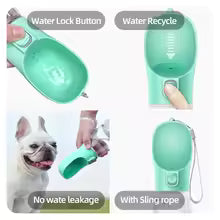 Dog Water Bottle – Portable Leakproof Travel Feeder for Pets