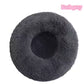 Super Soft Pet DOG Cat Bed Plush Full Size Washable Calm Bed Donut Bed Comfortable Sleeping Artifact Suitable For All Kinds Of Cats  AND DOG
