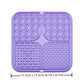 LUKITO Lick Mat for Dogs & Cats, with Suction Cups – Anxiety Relief & Boredom Buster, Slow Feeder Treat Mat for Peanut Butter, Bathing & Grooming Aid