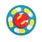 Interactive Dog Puzzle Toy & Slow Feeder for Puppies – Fun Food Dispenser Plate to Reduce Choking and Boost IQ