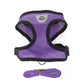 Adjustable Cat and Small Dog Harness with Leash – Soft Mesh Vest with Reflective Strips – Breathable and Comfortable Pet Walking Set