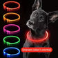 Led Dog Collar, BSEEN USB Rechargeable Flash Dog Necklace Light, Pet Safety Collar Makes Your Beloved Dogs Be Seen at Night for Small Medium Large Dogs