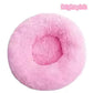 Super Soft Donut Pet Bed – Washable Plush Calming Bed for Dogs & Cats