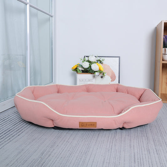 Four-Season Dog Bed for Large Dogs – Waterproof, Bite-Resistant Pet Sofa Bed for Dogs & Cats, Soft Thick Mattress for Indoor Comfort