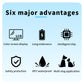 Rechargeable Dog Bark Collar for Small, Medium, and Large Dogs – Smart No-Bark Training Collar with Beep and Vibration, 5 Sensitivity Levels (Black)