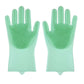 Pet Grooming Glove – Gentle Bath Brush & Massage Mitt for Dogs, Cats, Rabbits & Horses – Deshedding 5-Finger Design