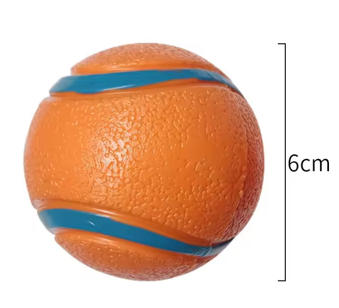 Durable Dog Chew Ball – Tough Bouncy Fetch Toy