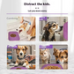 LUKITO Lick Mat for Dogs & Cats, with Suction Cups – Anxiety Relief & Boredom Buster, Slow Feeder Treat Mat for Peanut Butter, Bathing & Grooming Aid