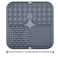 LUKITO Lick Mat for Dogs & Cats, with Suction Cups – Anxiety Relief & Boredom Buster, Slow Feeder Treat Mat for Peanut Butter, Bathing & Grooming Aid