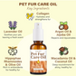 Pet Coat Care Oil – Natural Tangle Remover & Leave-In Shine for Dogs and Cats – Soft, Silky Fur & Skin Soothing with Collagen and Natural Oils – 1.01 fl oz