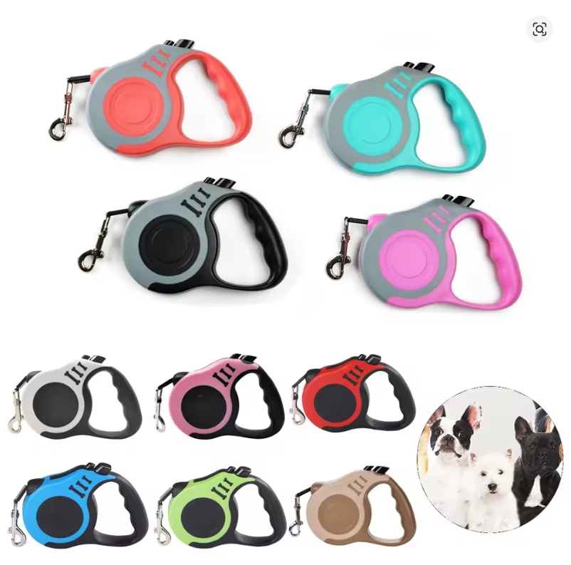 Retractable Dog Leash 3M/5M – Strong Nylon Pet Lead