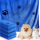 Microfiber Dog Drying Towel – Quick-Dry, Super Absorbent Pet Bath Towel for Dogs & Cats | Soft, Lightweight & Fast Drying