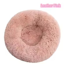 Super Soft Donut Pet Bed – Washable Plush Calming Bed for Dogs & Cats