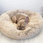Super Soft Pet DOG Cat Bed Plush Full Size Washable Calm Bed Donut Bed Comfortable Sleeping Artifact Suitable For All Kinds Of Cats  AND DOG