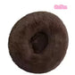 Super Soft Donut Pet Bed – Washable Plush Calming Bed for Dogs & Cats
